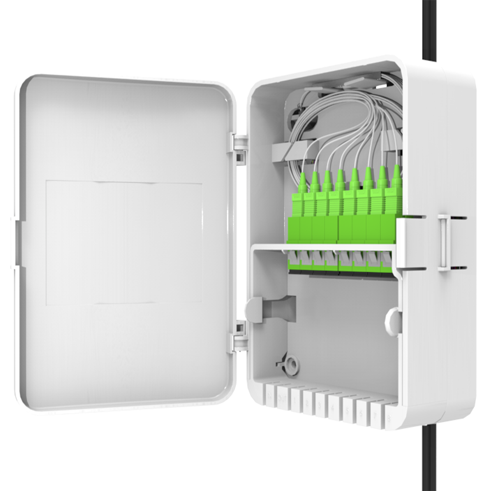 BOX FTTA ADAPT FUSION 1X8 SC APC FIBRACEM | 2