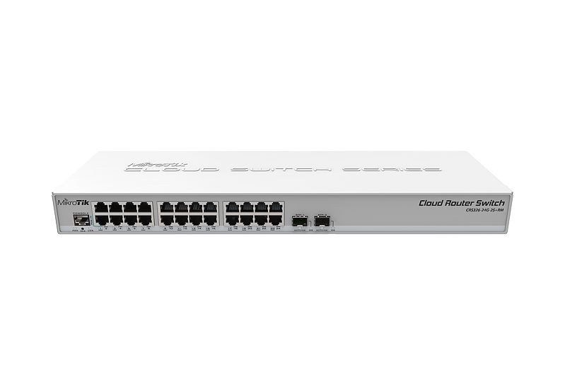 CLOUD SMART SWITCH-CRS326-24G-2S+RM L5 - MIKROTIK Detalhes