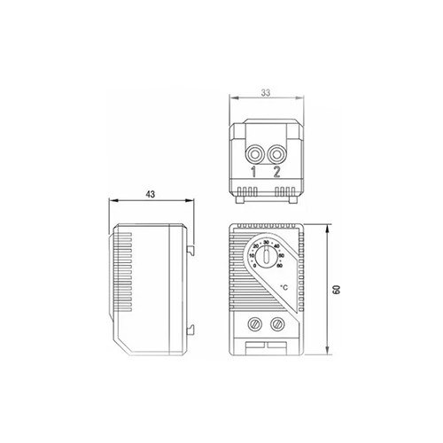 TERMOSTATO BIMETÁLICO CAT-01 A | 1