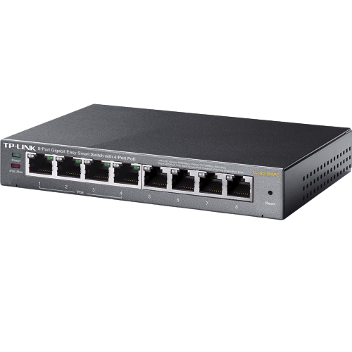 TP-LINK HUB SWITCH 08P TL-SG108PE 10/100/1000 POE EASY SMART | 0