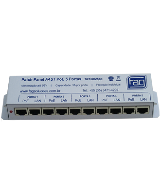 PATCH PANEL POE 5 SAIDAS FAST FAG | 0