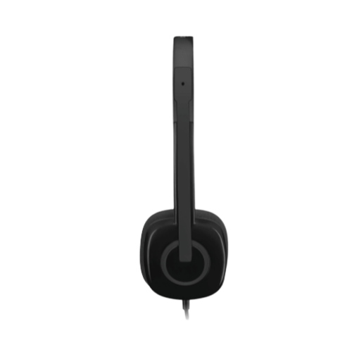 Headset C Microfone H Preto Logitech Sawasul Distribuidora