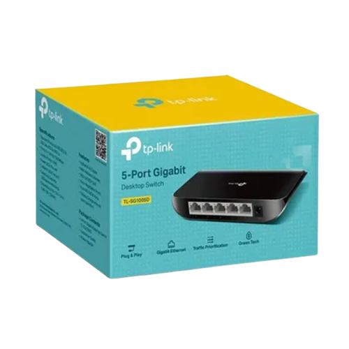 SWITCH-5 PORTAS GIGA TL-SG1005D - TP-LINK | 3