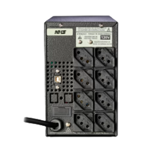 PLUS III XXXX-Y-MAX 1400VA C/ 2 BAT. SELADAS 7AH/BIVOLT/S.120V - NHS | 2