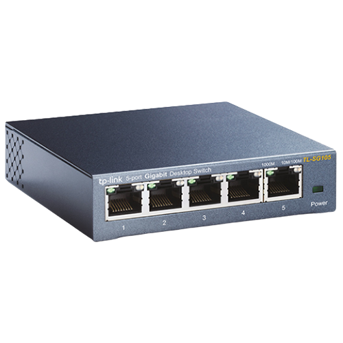SWITCH-5 PORTAS GIGA TL-SG105 - TPLINK | Sawasul Distribuidora