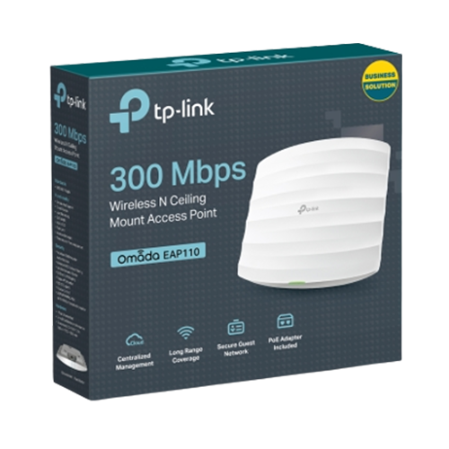 ROTEADOR-AP EAP110 2,4GHZ 300MBPS - TP-LINK | 3