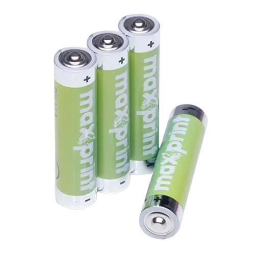 PILHA ALCALINA -AA PEQUENA 1,5V BT C/4 - MAXPRINT | 1