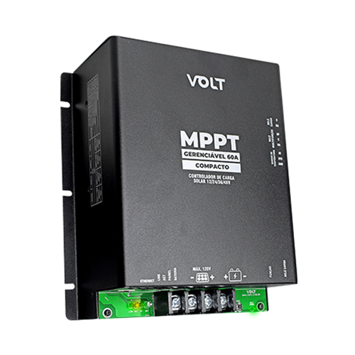 CONTROLADOR DE CARGA SOLAR-MPPT HPOWER 60A COMPACTO - VOLT | 0