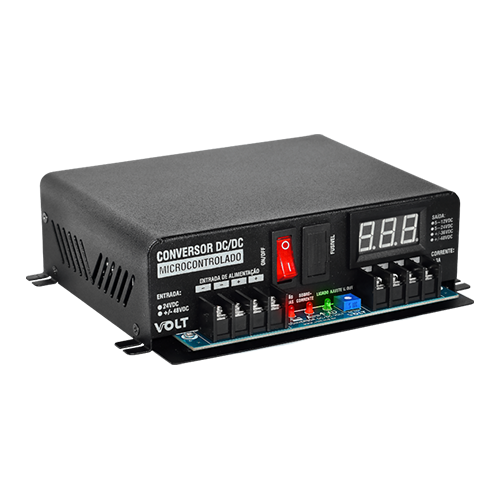 CONVERSOR ISOLADO 48V/5~24V/10A (AJUSTAVEL) VOLT | 2
