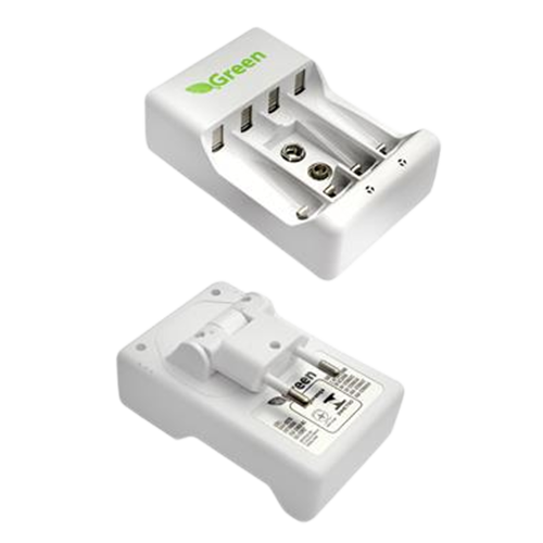 CARREGADOR DE PILHA/BATERIA-AA/AAA/9V 50/60HZ - GREEN | 3