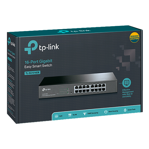 SWITCH TPLINK 16P GIGA TL-SG1016DE | 3
