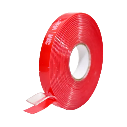 FITA DUPLA FACE 3M 4910 VHB TRANSF. 12X5M-TUBETE NEUTRO TRANSPARENTE Detalhes