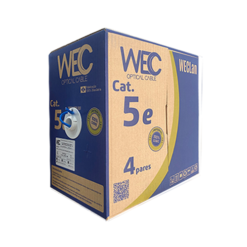 CABO LAN 4PX24AWG CAT.5E U/UTP CMX INT/EXT-AZUL (CX305MTS) WECLAN Detalhes