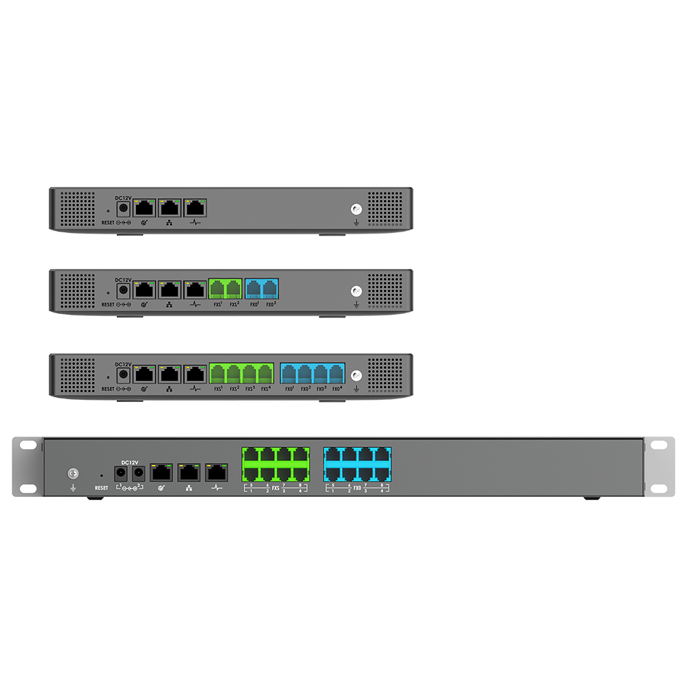 Série de áudio UCM6300 - PBXs IP - Grandstream | 1