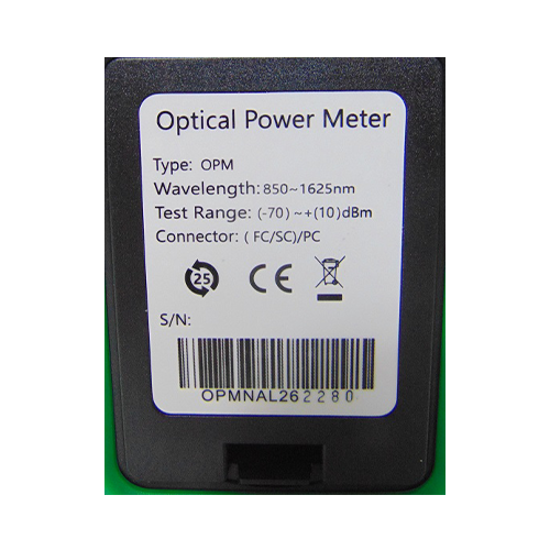 POWER METER ÓTICO ORIENTEK TPM-35 FC/SC/ST 850/1625NM MONO/MULTIMODO | 5