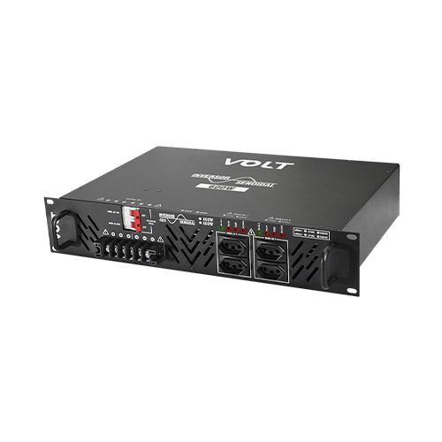 INVERSOR SENOIDAL 48VDC - 127VAC 600W 2U RACK VOLT Detalhes