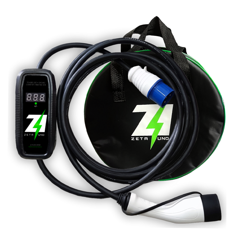 CARREGADOR PORTÁTIL AC 7KWh Tipo 2 - Z1 P07 | Sawasul Distribuidora