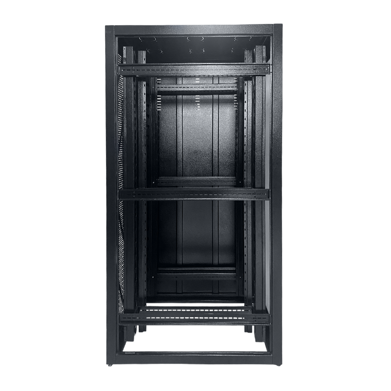 RACK MODULAR 44UX1070MM PRETO C/ 04 GUIAS VERTICAIS E FECH TRAS PERFURADO | 3