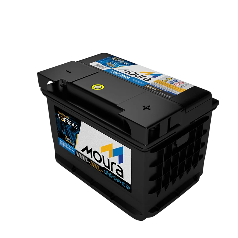 BATERIA MOURA P/ NOBREAK 12MN63 12V/63AMPER MOD: 12MN1300 | 0