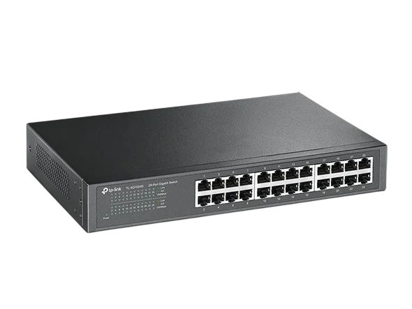 SWITCH TP-LINK TL-SG1024D 24P 10/100/1000 MESA OU MONTAVEL EM RACK | 1