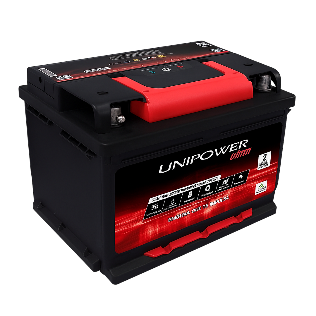 BATERIA ESTACIONÁRIA UNIPOWER 12V 45AH UPM1245 Detalhes