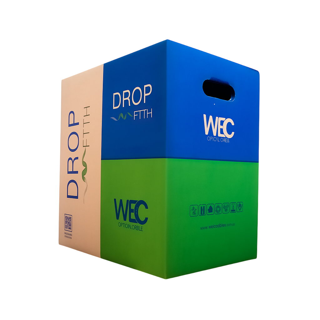 MINI DROP  FIBRA OPTICA CFOI PARA USO EXTERNO 1000 METROS - WEC | 0