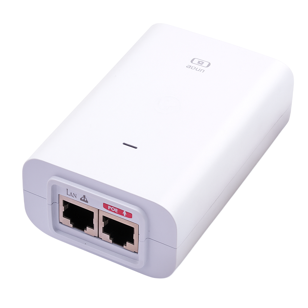 U-POE-AF-BR - FONTE POE GIGABIT 48VDC 0.32A 0.5A 15W - UBIQUITI | 0