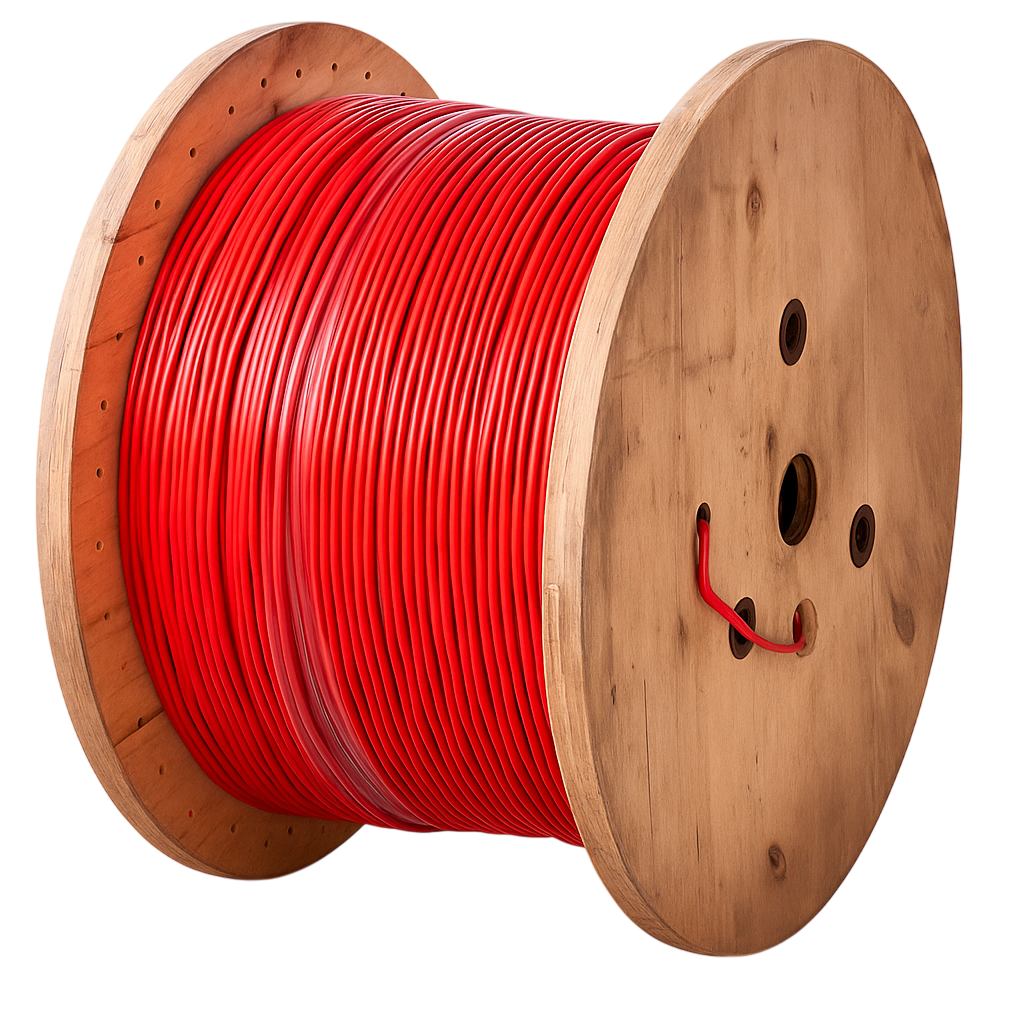 CABO LAN CAT.6 F/UTP 4PX23 AWG CMX BLIND CAPA SIMPLES VERMELHO 305MTS | 0