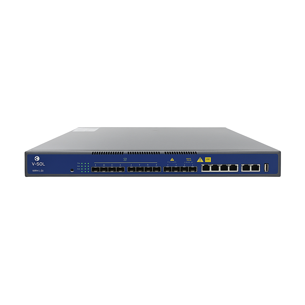 OLT SHORELINE V1600G1-B 8 PORTAS GPON GBIC C+++ Detalhes