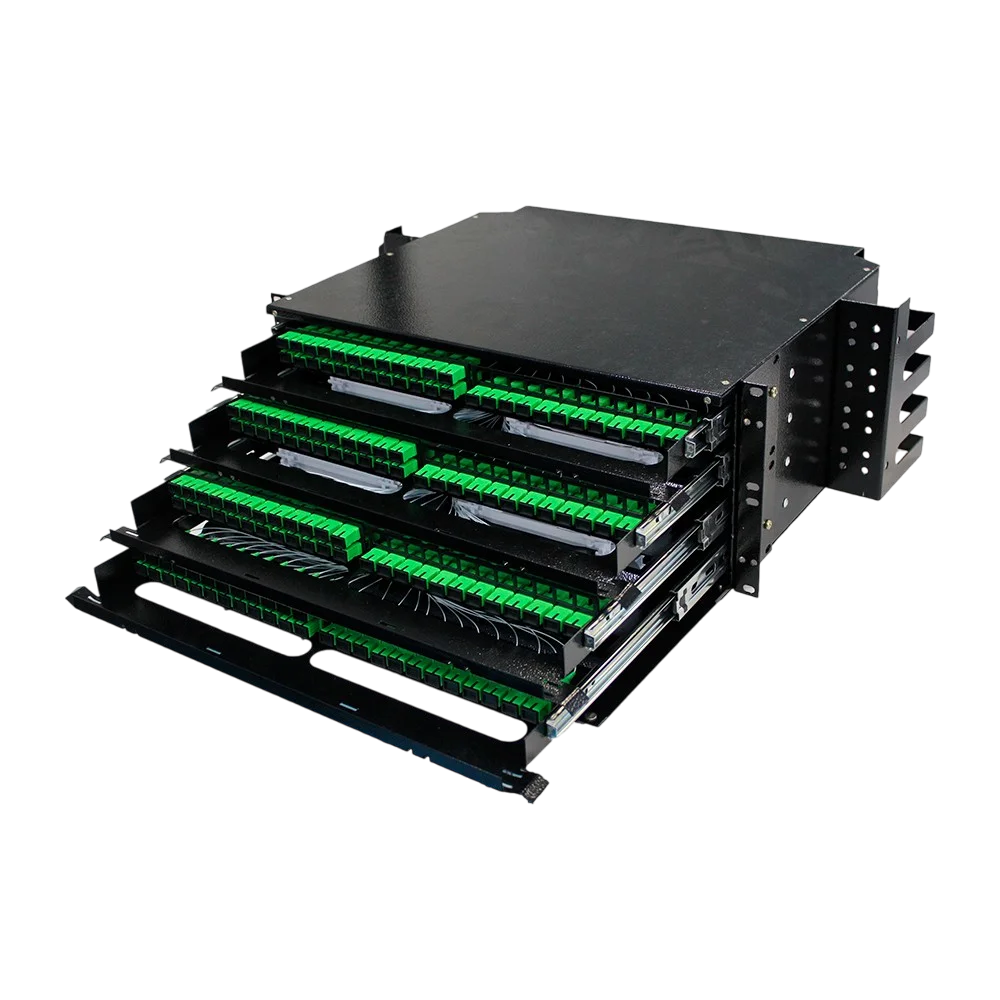 DIO 144F SM 9 SC APC 4U - FIBERSUL | 0