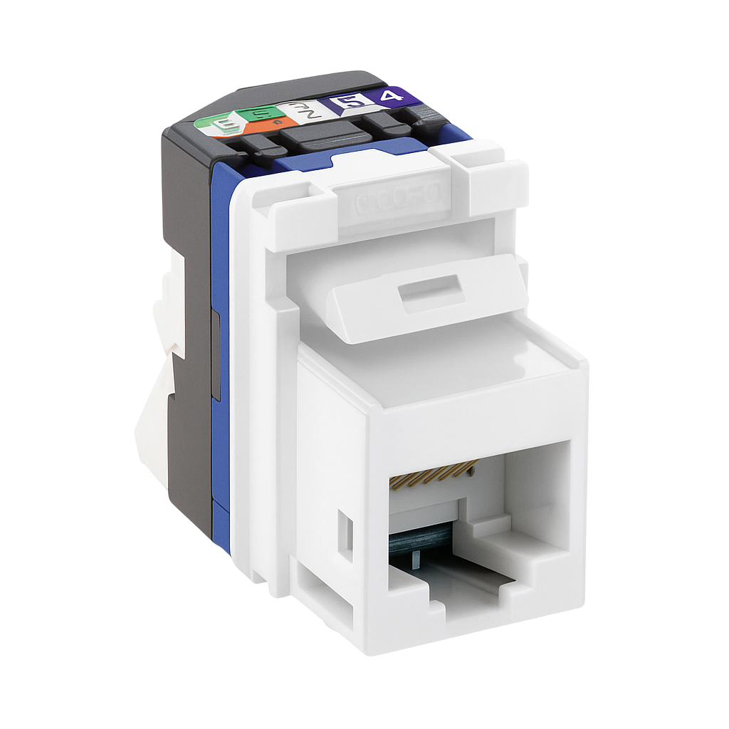 CONECTOR FEMEA RJ45 CAT6 KEYSTONE - BRANCO LEGRAND - 33161 | 0